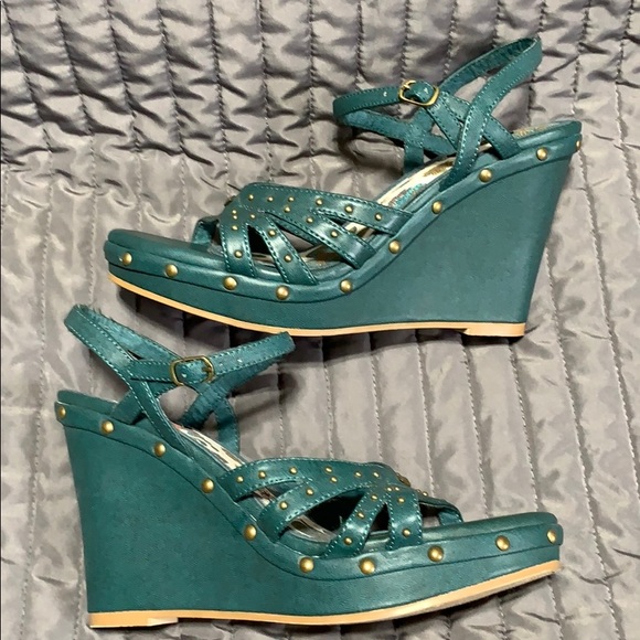 Xhileration Studded Wedges - Picture 2 of 8